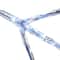 6-Point Star Ice Crystal Snowflake Pair with LED Lights